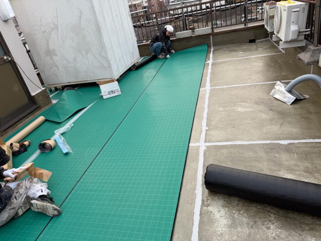 室内側からの雨染み確認